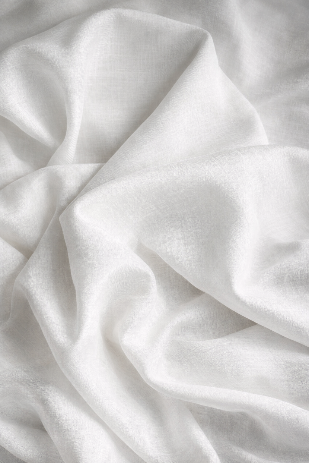 40 Lea White Linen Twill (Suiting Weight)
