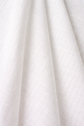 60 Lea White Fine Stripe Linen (Dense Stripe)