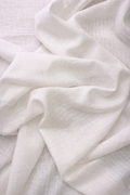 60 Lea White Fine Stripe Linen (Spaced Stripe)